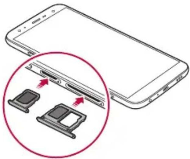 LG LMX420EMW - Installation de la carte SIM - 4