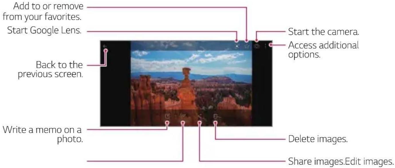 LG LMX420EMW - Viewing photos - 1