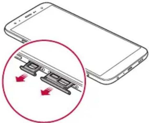 LG LMX420EMW - Installing the SIM card - 3