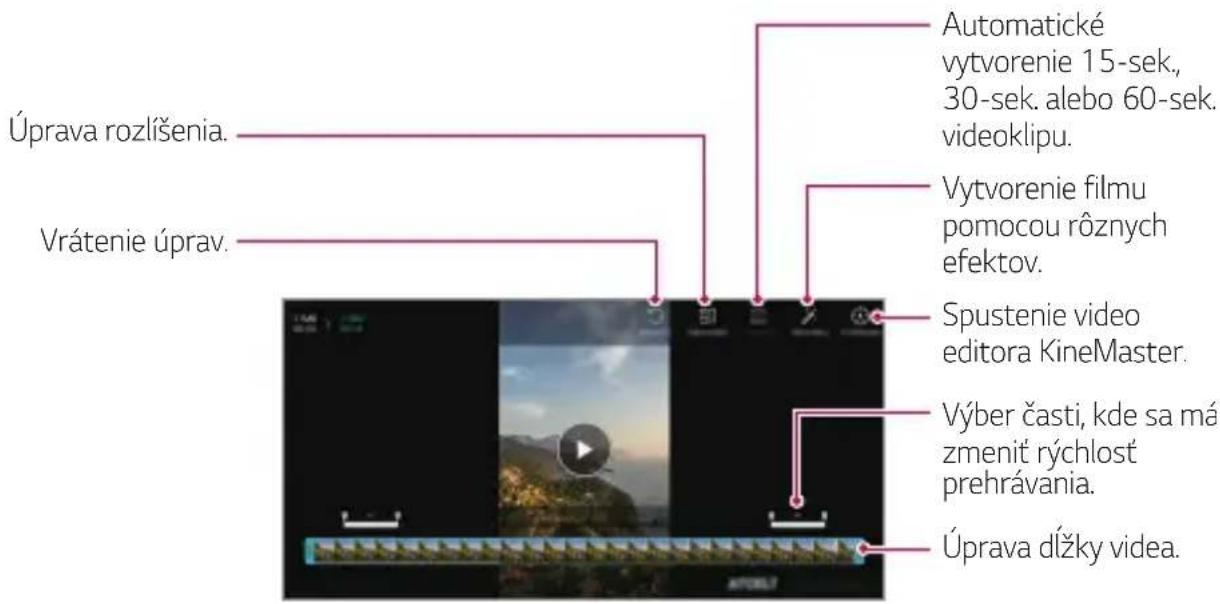 LG LMX420EMW - Upravovanie videí - 1
