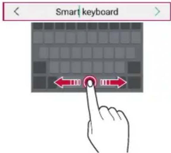 LG LMX420EMW - Mutarea cursorului - 1