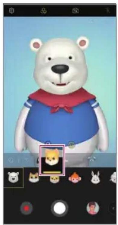 LG LMV405EBW - Creating My Avatar, AR Emoji, AR Sticker - 2