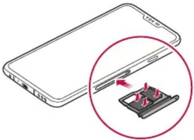 LG LMV405EBW - De simkaart installeren - 7