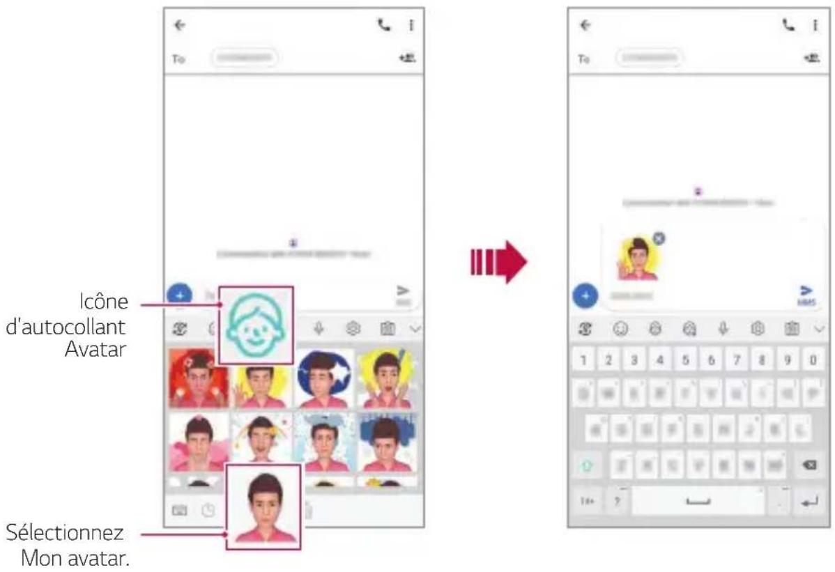 LG LMV405EBW - Utilisation des autocollants Avatar - 1