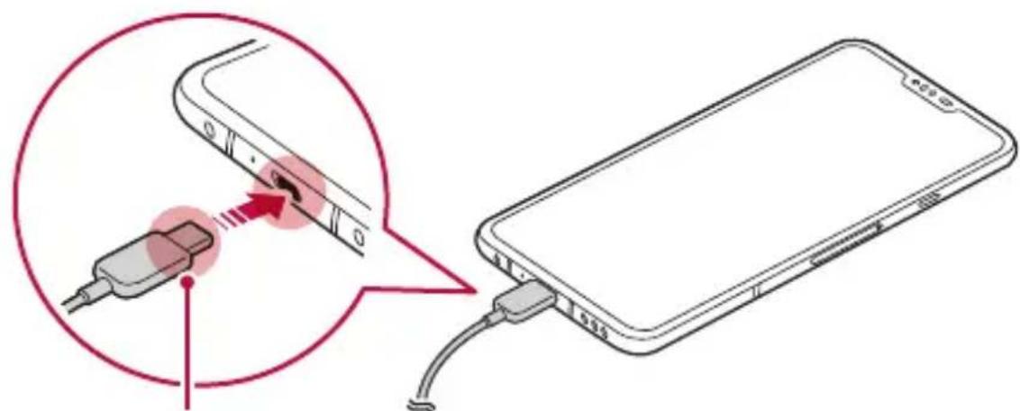 LG LMV405EBW - Batterij opladen - 1