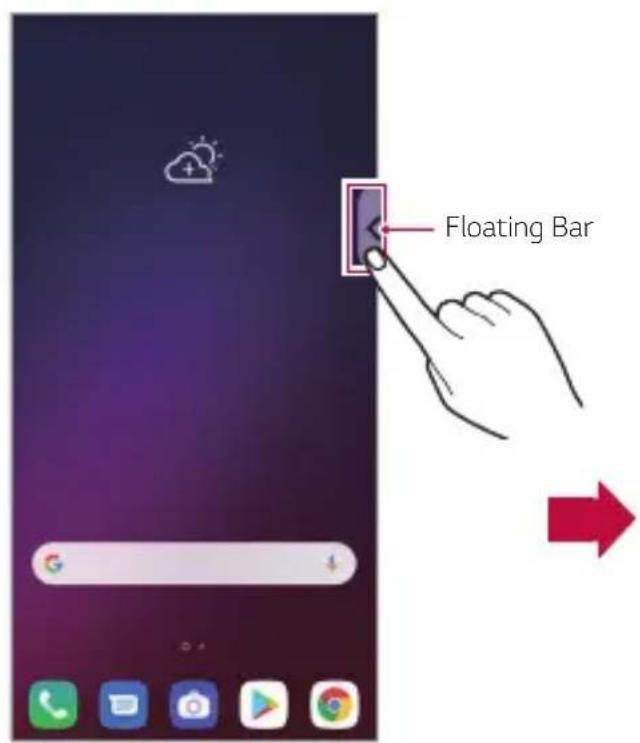 LG LMV405EBW - Floating Bar öffnen und schließen - 1