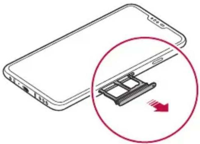 LG LMV405EBW - Installation de la carte SIM - 4