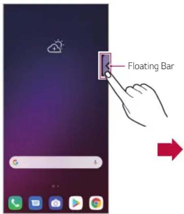 LG LMV405EBW - Ouverture et fermeture de la barre flottante - 1