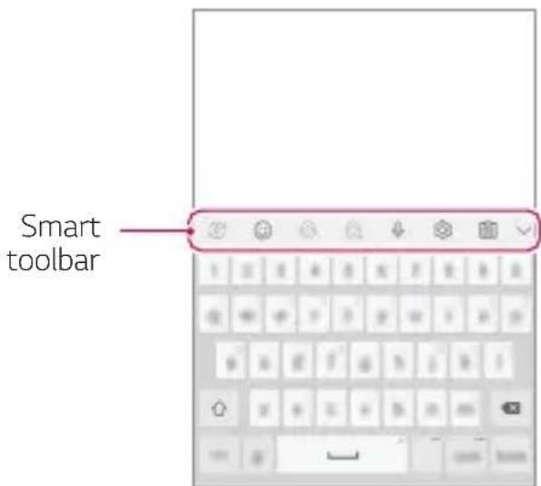LG LMV405EBW - Using the Smart toolbar - 1