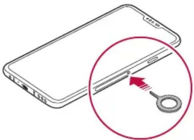 LG LMV405EBW - Installing the SIM card - 3