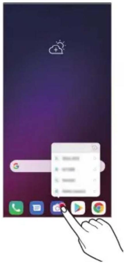 LG LMV405EBW - App Snelkoppelingen - 1
