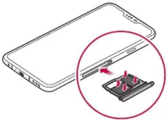 LG LMV405EBW - Installazione della scheda SIM - 7