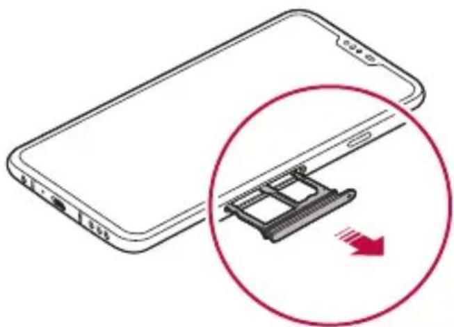 LG LMV405EBW - Installazione della scheda SIM - 4