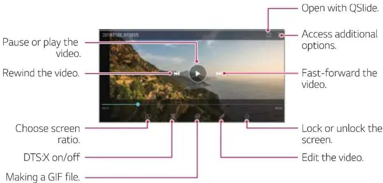 LG LMV405EBW - Playing a video - 1