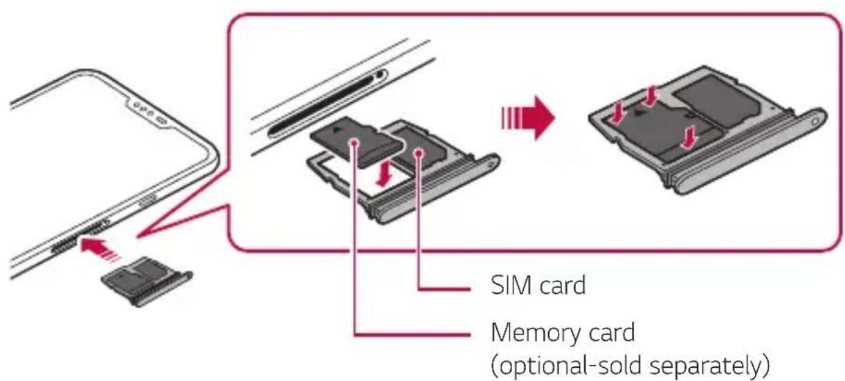 LG LMV405EBW - Inserting the memory card - 1