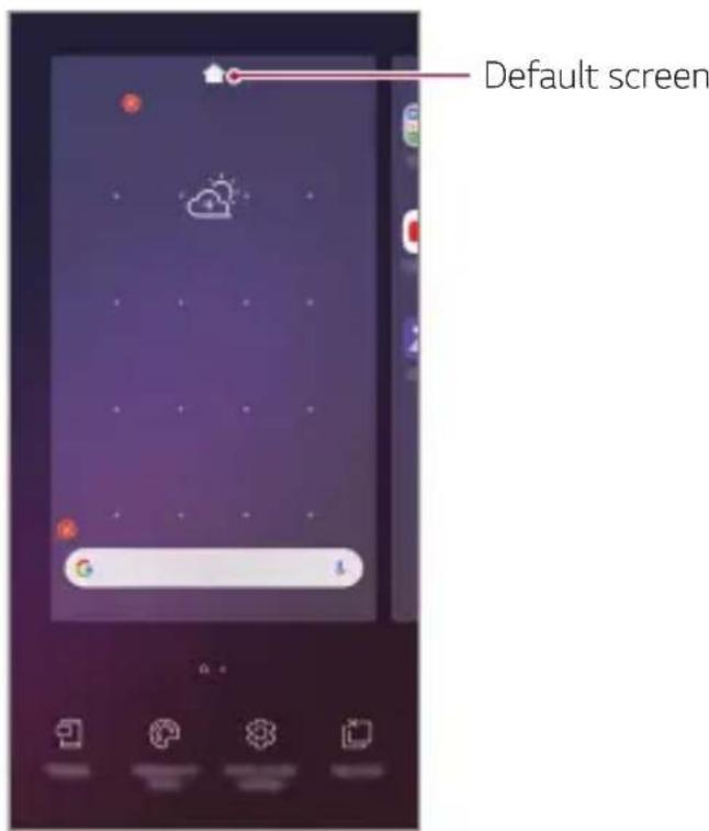 LG LMV405EBW - Editing the Home screen - 1