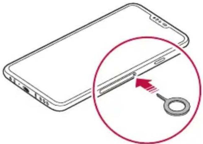 LG LMV405EBW - SIM-Karte einlagen - 3