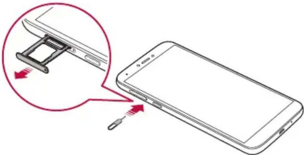LG X120EMW - Installazione della carta SIM e della scheda di memoria - 2