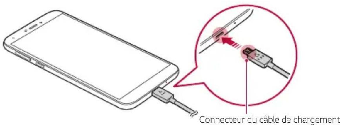 LG X120EMW - Chargement de la batterie - 1
