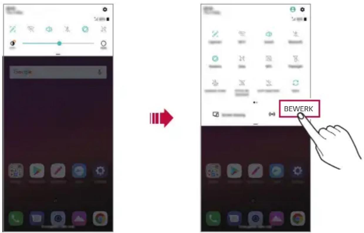 LG G7 Fit Q850EMW - Notificatiescherm - 1