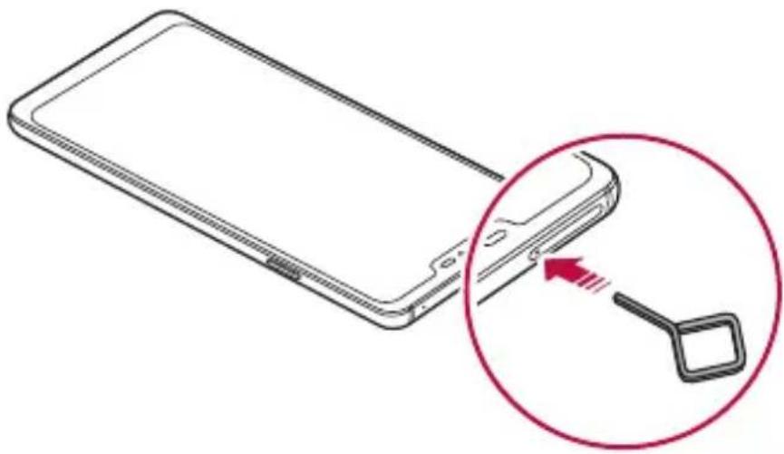 LG G7 Fit Q850EMW - SIM-Karte einlegen - 3