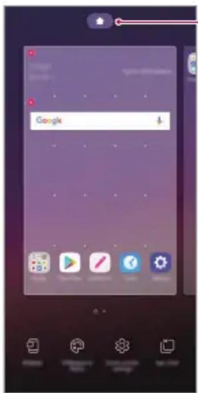 LG G7 Fit Q850EMW - Modifica della schermata Home - 1