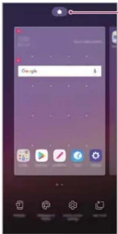 LG G7 Fit Q850EMW - Homescreen bearbeiten - 1