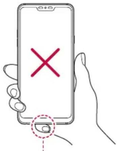 LG G7 Fit Q850EMW - Do NOT attempt to remove the back cover. - 3