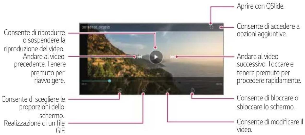 LG G7 Fit Q850EMW - Riproduzione di un video - 1
