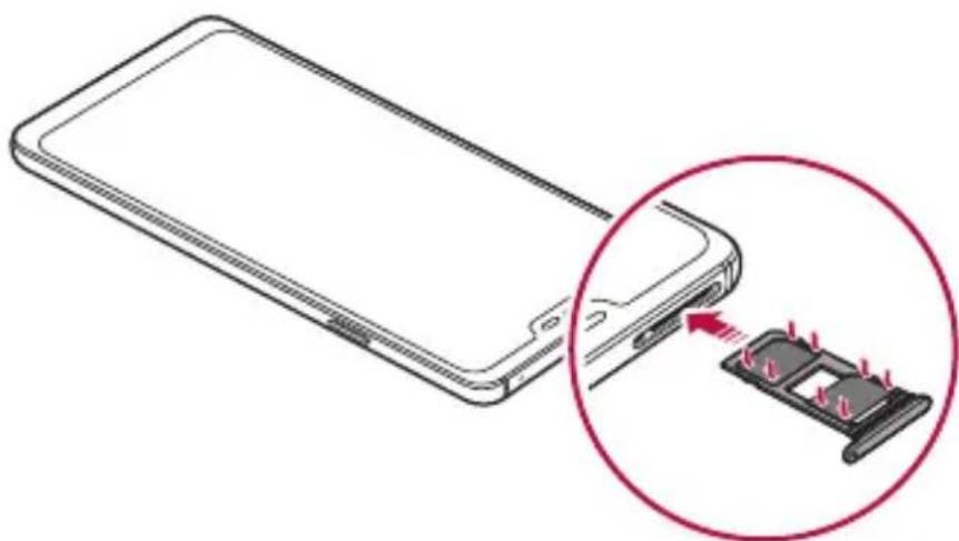 LG G7 Fit Q850EMW - Installation de la carte SIM - 6