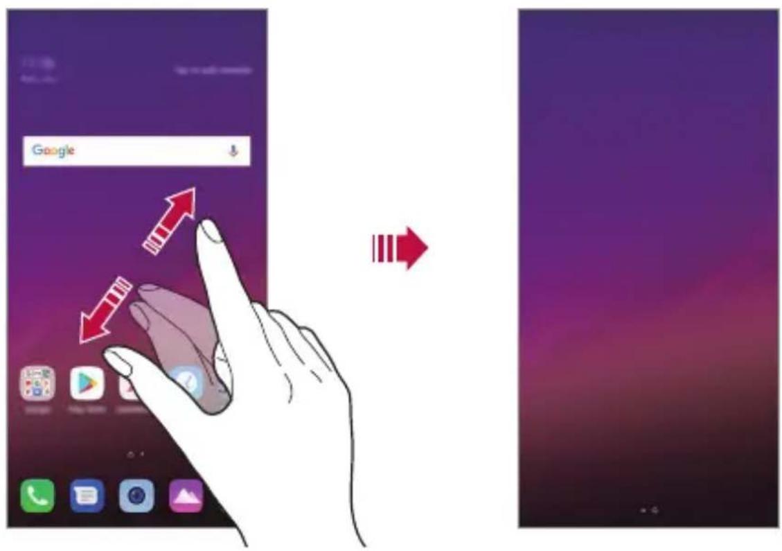 LG G7 Fit Q850EMW - Visualisation du thème d'arrière-plan - 1