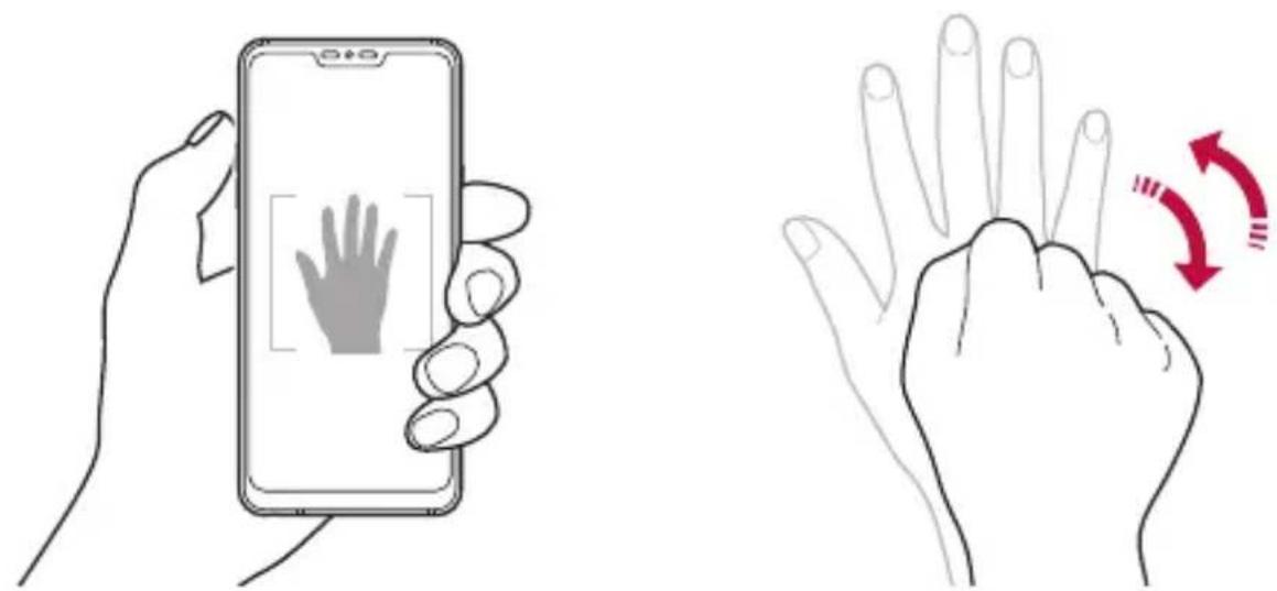 LG G7 Fit Q850EMW - Gesture Shot - 1