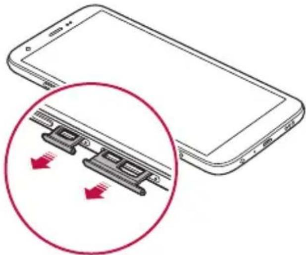 LG LMX320EMW - Installing the SIM card - 3