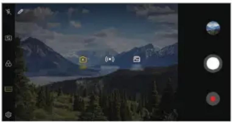 LG LMX320EMW - Spustenie fotoaparátu - 2