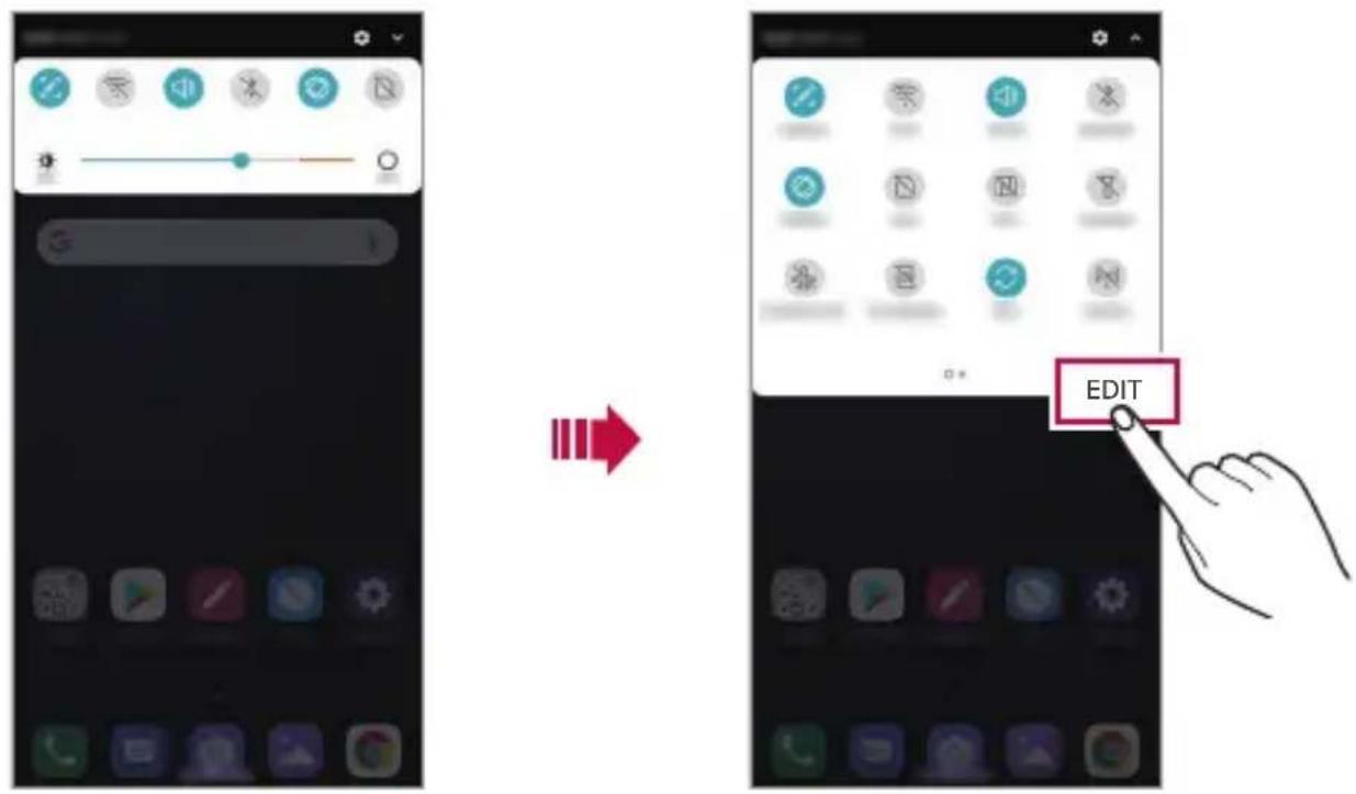 LG LMX320EMW - Notifications panel - 1