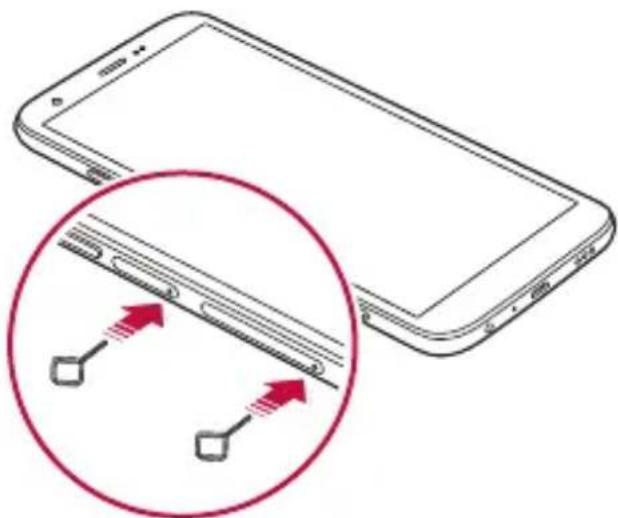 LG LMX320EMW - Installing the SIM card - 2