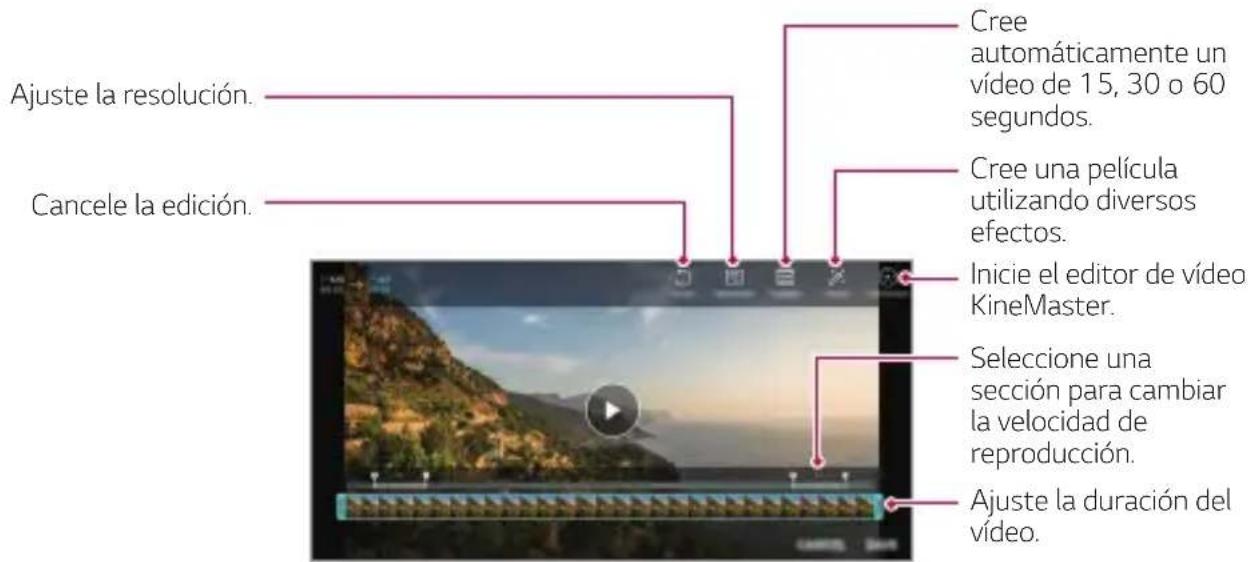 LG LMX320EMW - Edición de vídeos - 2