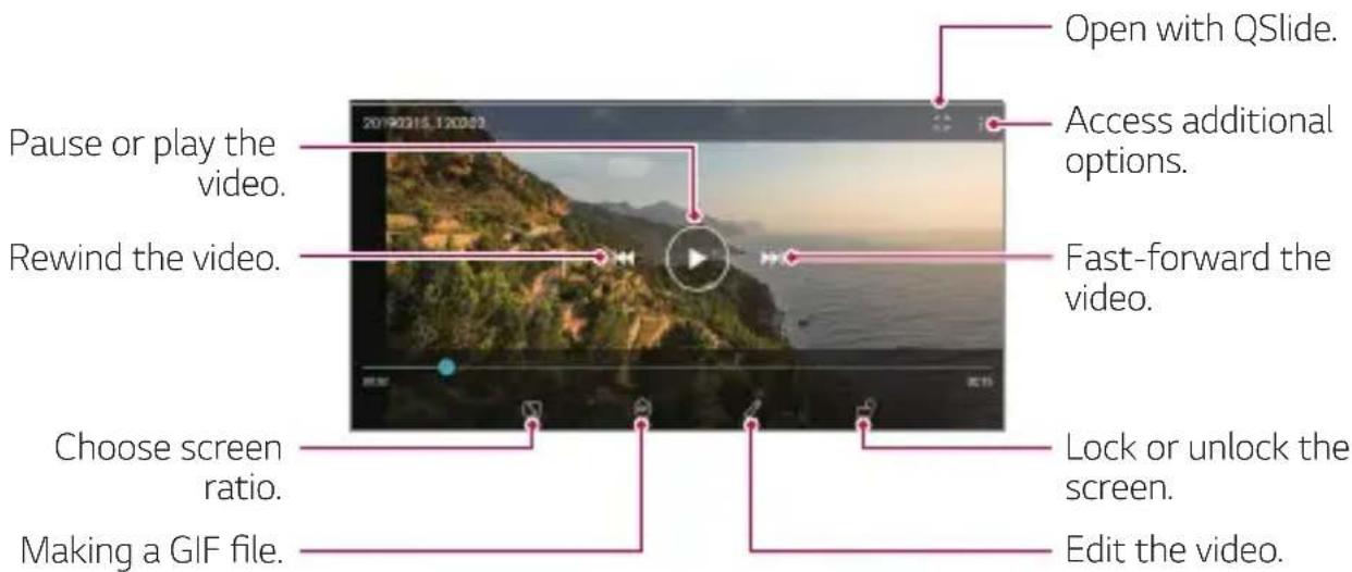 LG LMX320EMW - Playing a video - 1