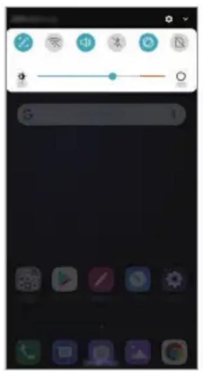 LG LMX320EMW - Panel powiadomień - 1
