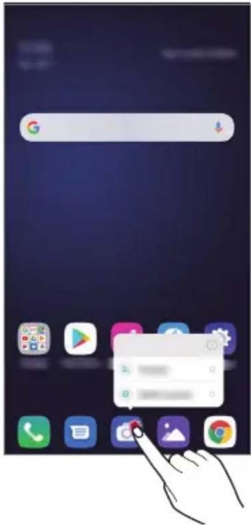 LG LMX320EMW - Comenzi rapide pentru aplicații - 1