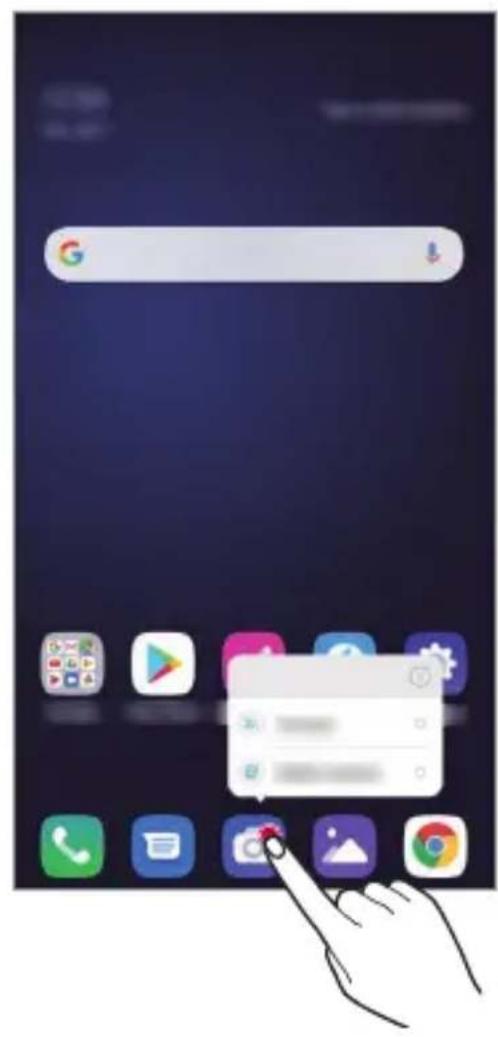 LG LMX320EMW - Skratky aplikácií - 1