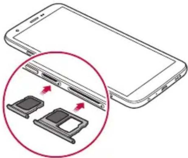 LG LMX320EMW - Installing the SIM card - 5