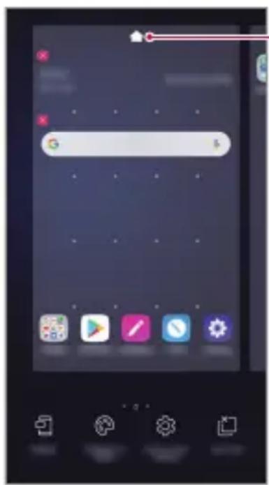 LG LMX320EMW - Editarea ecranului de pornire - 1