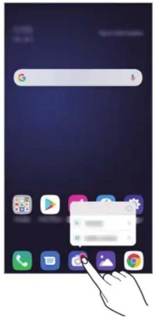 LG LMX320EMW - Accesos directos de aplicaciones - 1