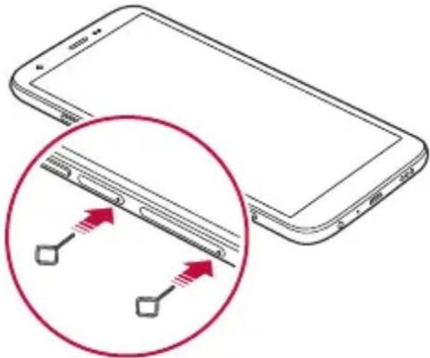 LG LMX320EMW - Wkładanie karty SIM - 2