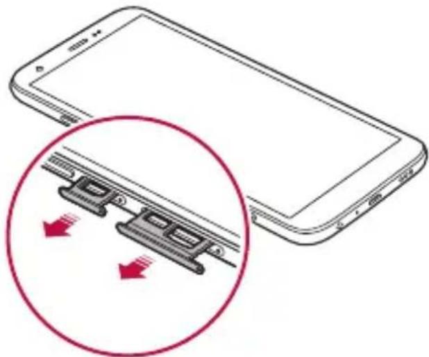 LG LMX320EMW - Instalarea cartelei SIM - 3