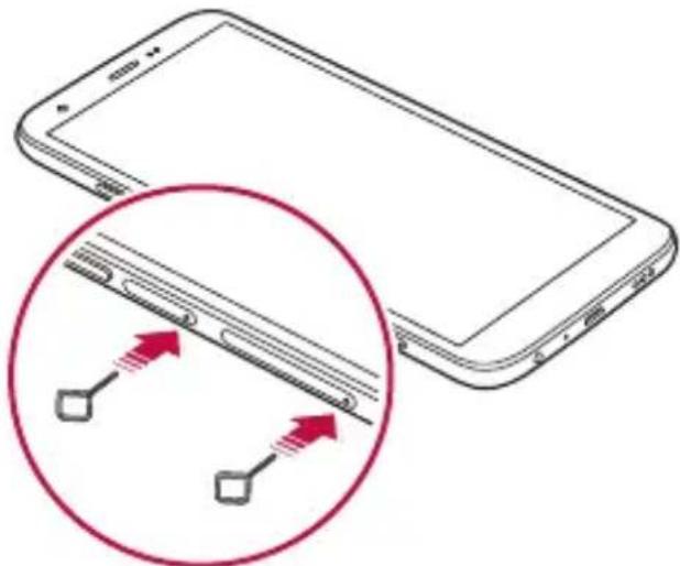 LG LMX320EMW - Installation de la carte SIM - 2