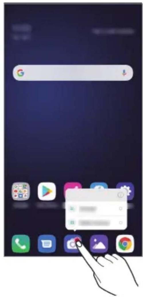 LG LMX320EMW - App Shortcuts - 1