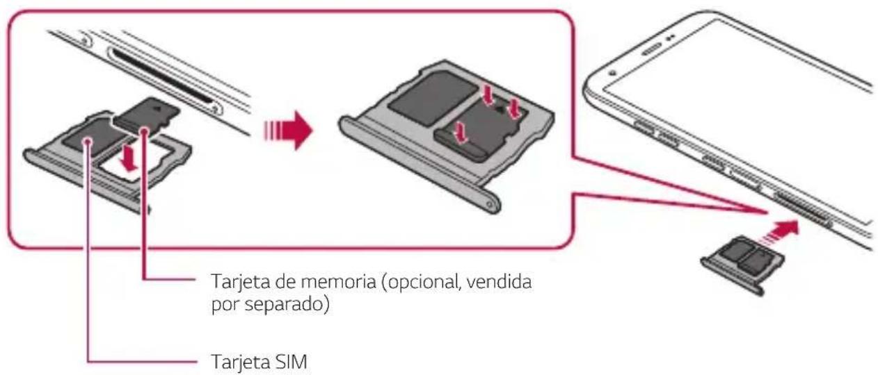 LG LMX320EMW - Inserción de la tarjeta de memoria - 1