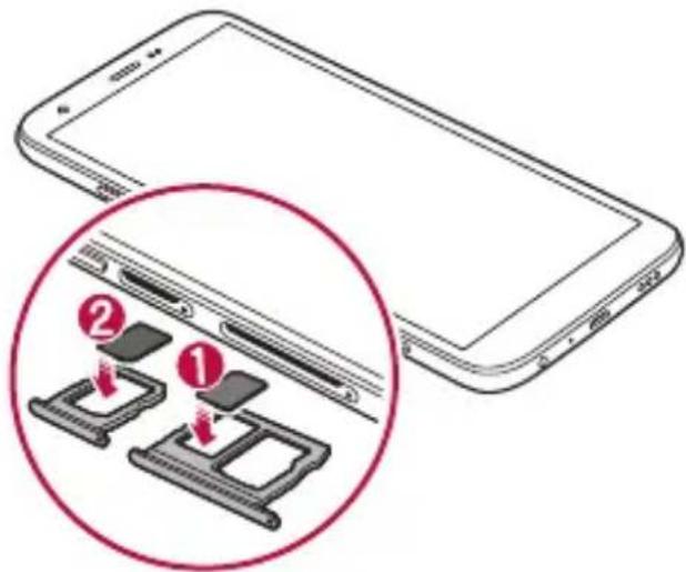 LG LMX320EMW - Installation de la carte SIM - 3